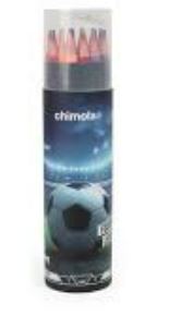SET DE LAPICES CHIMOLA FUTBOL GAME X24U (ST68)