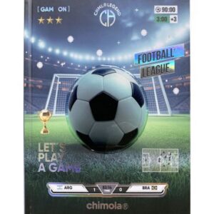 CUADERNO CHIMOLA FUTBOL GAME A5 X48H RAYADO (ST16)