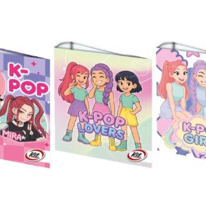 CARPETA KIT ESCOLAR 3X40 K-POP GIRLS (571113)
