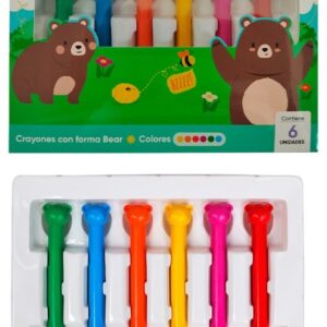 CRAYONES MULTIPAPER OSITOS X6U.