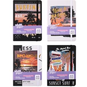 LIBRETA MULTIPAPER T/DURA A5 96H 80GR GOLDEN HOUR RAYADO (26-37)