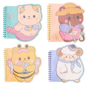 LIBRETA CON ESPIRAL MULTIPAPER OVEJITA 16X17.4 CM 60HJS (26-55)