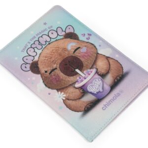 LIBRETA CHIMOLA GLITTER CAPYMOLA A5 RAYADO (ST22)