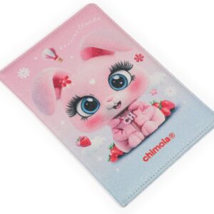 LIBRETA CHIMOLA GLITTER BUNNY A5 RAYADO (ST21)