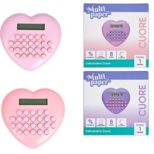 CALCULADORA MULTIPAPER CORAZON (26-CAL02)