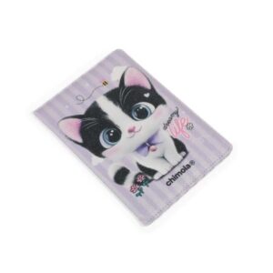 LIBRETA CHIMOLA GLITTER CAT A5 RAYADO (ST23)