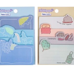 NOTAS ADHESIVAS + SEÑALADOR MULTIPAPER RANDOM 80HJS (ZN-31)