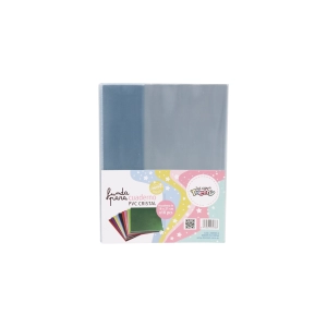 FUNDA IBI CRAFT P/CUADERNO CRISTAL 16X21 CM X10U (200011)