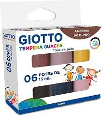 TEMPERA GIOTTO TONOS PIEL 15ML  X6U (18000)