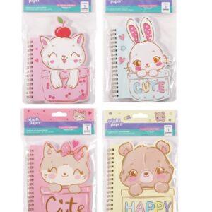 LIBRETA CON ESPIRAL MULTIPAPER MONSTER KAWAII 13.3X18 CM 60HJS (26-63)