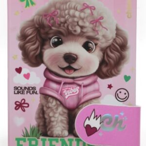 LIBRETA CHIMOLA POODLE 12.5X18CM A5 (ST35)