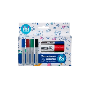 MARCADORES PARA PIZARRA IBI CRAFT X4U (570220)