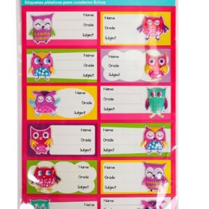 ETIQUETAS MULTIPAPER ESCOLAR BUHOS (TGA5402)