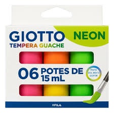 TEMPERA GIOTTO NEON 15ML X6U (20000)