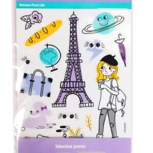 STIKER MULTIPAPER PARA LAPTOP PARIS LIFE (NBA6703V)