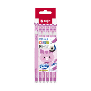 ROLLER GEL BORRABLE FILGO BORRAX SE CLUB GATITO X6U C/U (BRXSE7-C6-CLB1)