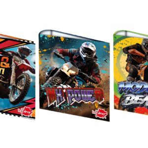 CARPETA INKDROP ESCOLAR 3X40 MOTOCROSS III (300323)