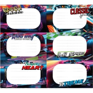 ETIQUETAS INKDROP ESCOLAR FORMULA I (59113)