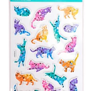 STICKERS MULTIPAPER SHINY CATS (EVA9206V)