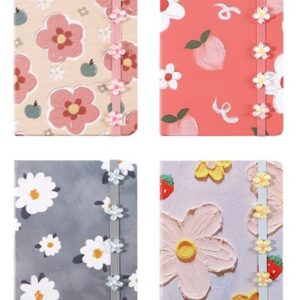 LIBRETA MULTIPAPER T/DURA A5 96H 80GR 3D  PATHC FLOWER RAYADO (26-45)