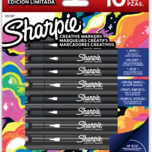 MARCADOR SHARPIE CREATIVE ACRILICO PTA REDONDA X10 COLORES (2221001)