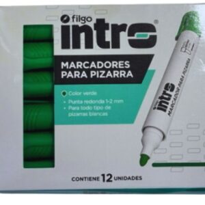 MARCADOR INTRO CLUB P/PIZARRA X12U C/U V/COLORES