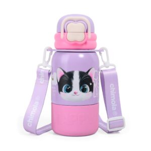 BOTELLA TERMICA CHIMOLA CAT 500 ML CON CORREA Y VASO (BZ95)