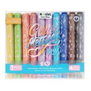 RESALTADOR MOOVING METALICO GLITTER BLISTER X10U (3051610)