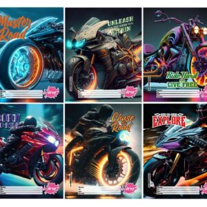 SEPARADOR DE MATERIAS ESCOLAR INKDROP MOTO (580213)