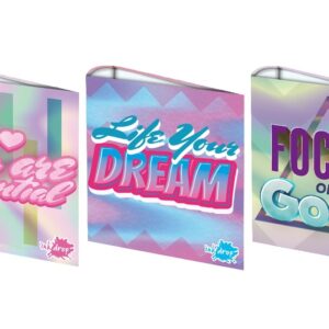 CARPETA INKDROP ESCOLAR 3X40 FLASH (300303)