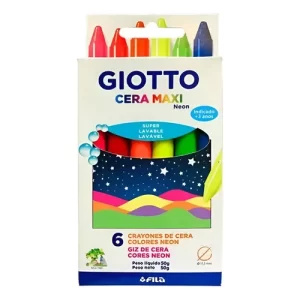 CRAYONES GIOTTO MAXI NEON X6U (202402ES)