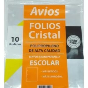 FOLIO ESCOLAR N3° AVIOS X10U.
