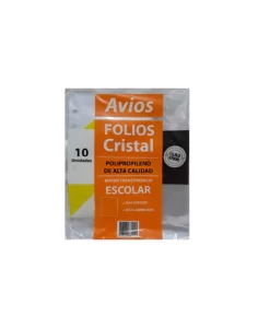 FOLIO ESCOLAR OFICIO AVIOS X10.