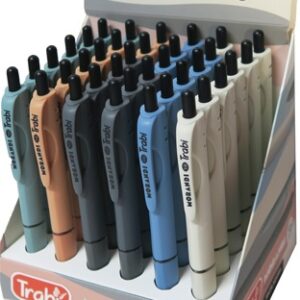 BOLIGRAFO TRABI MORANDI EXPOSITOR X36U AZUL/NEGRO