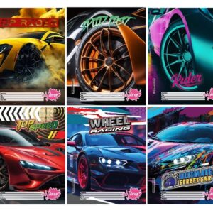 SEPARADOR DE MATERIAS ESCOLAR INKDROP CARS (580207)