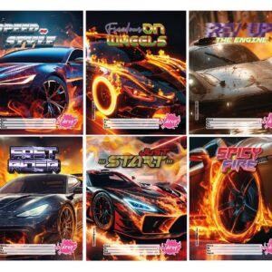 SEPARADOR DE MATERIAS ESCOLAR INKDROP AUTO FIRE (580218)