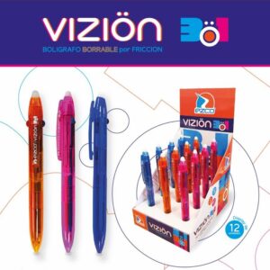 BOLIGRAFO EZCO BORRABLE VIZION 3 EN 1 (202003)