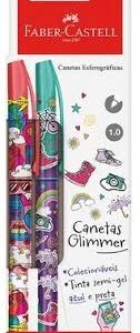 BOLIGRAFOS FABER CASTELL GLIMMER VIAJE X2 (543212)