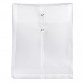 SOBRE TRAMA A5 VERTICAL C/TRABA DE HILO TRANSPARENTE