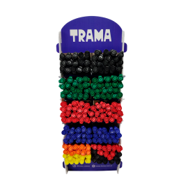 EXHIBIDOR TRAMA DE MOSTRADOR PLASTICO VERTICAL P/MARCADORES