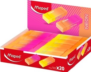 GOMA DE BORRAR MAPED NEON X20U (121901)