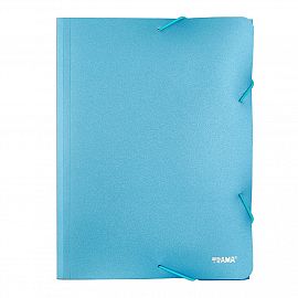 CARPETA TRAMA 3 SOLAPAS C/ELASTICO A4 PP GLITTER COLORES SURTIDOS