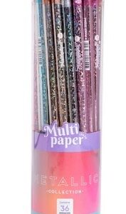 LAPIZ GRAFITO MULTIPAPER METALLIC COLLECTION TUBO X36U (DQ-14)