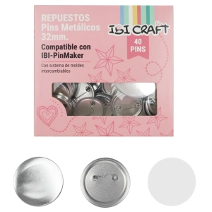 REPUESTO IBI CRAFT PINS METALICOS 32MM X40U (659760)