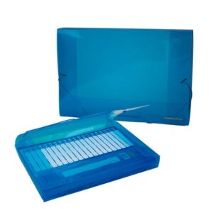 CAJA DE ARCHIVO PP 4 CM OFICIO V/COLORES C/ELAST. LAMA (DC403COF)