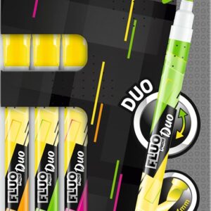 RESALTADOR FINO MAPED DUO PEN COLORES CLASICOS BLISTER X4U (734127)