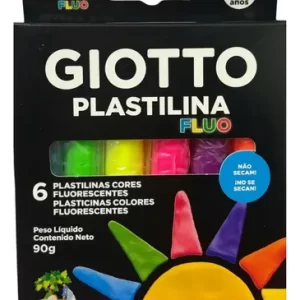 PLASTILINA GIOTTO NEON X6U (300010)