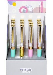 BOLIGRAFO MULTIPAPER METALLIC CAPSULA STONE 12U C/U (26-120)