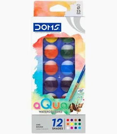 ACUARELA GIOTTO DOMS 23MM 12 COLORES (80550)