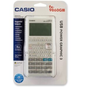 CALCULADORA CASIO GRAFICA PANTALLA LCD USB MEMORIA 3MB (FX-9860GIII)(TODOMUSICA)
